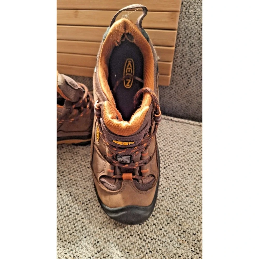Keen Durand Low Hiking Shoes Boots Waterproof Men's Size 7 Brown Style 1011552